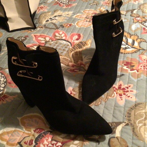 Katy Perry Eliza booties Black Suede Size 11 M - Picture 6 of 7